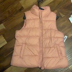 Brand new pink Old navy puffer vest